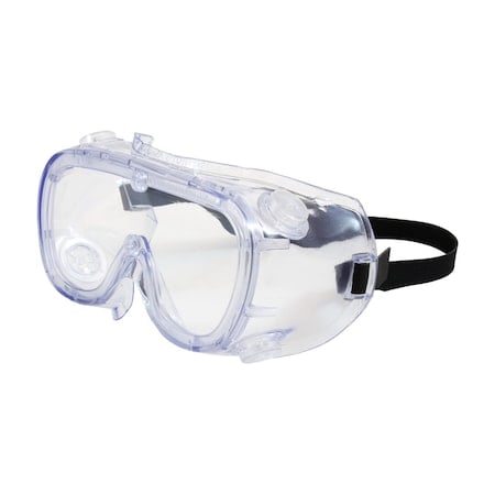 Safety Goggles, Clear Lens, Anti-Fog & Anti-Scratch, Direct Vented, Elastic Strap, 550 Softsides Series MPN:248-5090-400B
