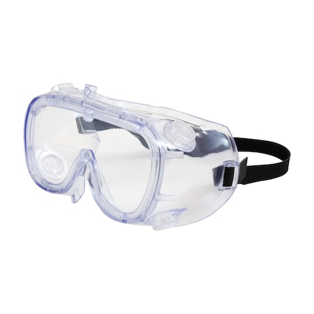 Safety Goggles, Clear Lens, Anti-Fog & Anti-Scratch, Indirect Vented, Elastic Strap, 551 Softsides Series MPN:248-5190-400B
