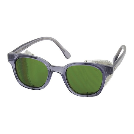 U-Fit, Welding Safety Glasses, Anti-Fog & Anti-Scratch, IR 3.0 Lens, Smoke Frame, Full-Frame MPN:249-5907-207