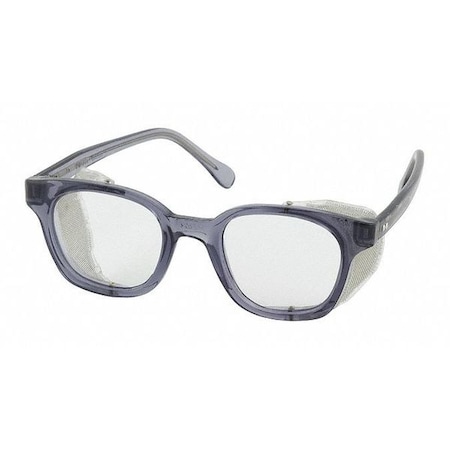 U-Fit, Safety Glasses, Anti-Fog & Anti-Scratch, Clear Lens, Smoke Frame, Full-Frame MPN:249-5907-400