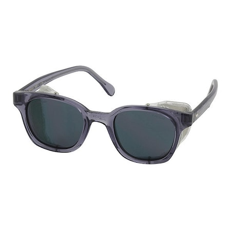 U-Fit, Safety Glasses, Anti-Fog & Anti-Scratch, Gray Lens, Smoke Frame, Full-Frame MPN:249-5907-401