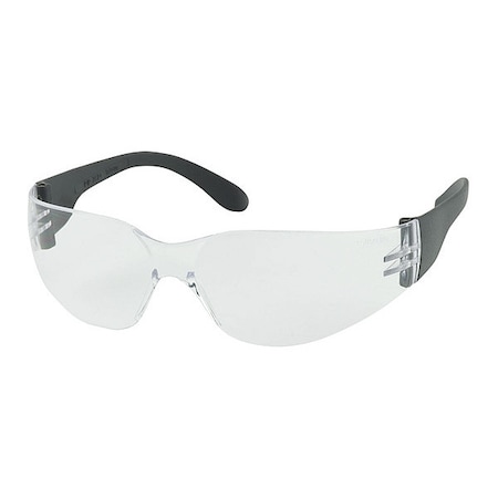 ZENON Z12, Safety Glasses, Anti-Scratch, Clear Lens, Black Frame, Frameless MPN:250-01-0000