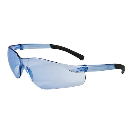 ZENON Z13, Safety Glasses, Anti-Scratch, Light Blue Lens, Blue Frame, Frameless MPN:250-06-5503