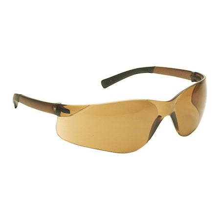 ZENON Z13, Safety Glasses, Anti-Scratch, Dark Brown Lens, Brown Frame, Frameless MPN:250-06-5504