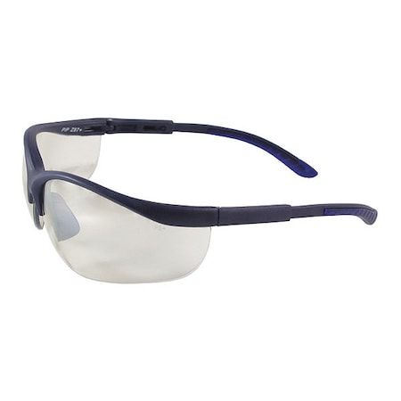 HI-VOLTAGE AC, Safety Glasses, Anti-Scratch, Indoor/Outdoor Lens, Blue Frame, Half-Frame MPN:250-21-0102