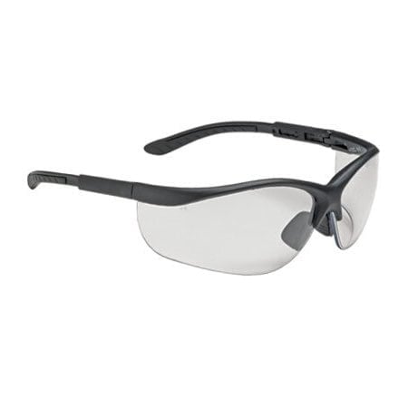 HI-VOLTAGE AC, Safety Glasses, Anti-Fog & Anti-Scratch, Clear Lens, Black Frame, Half-Frame MPN:250-21-0420