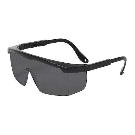 HI-VOLTAGE ARC, Safety Glasses, Anti-Scratch, Gray Lens, Black Frame, Half-Frame MPN:250-24-0001