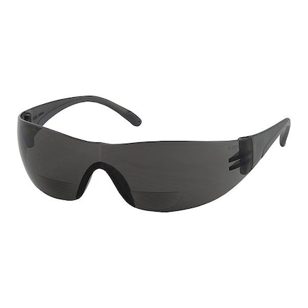 ZENON Z12 READERS, Reader Safety Glasses, Anti-Scratch, Gray Lens, Frameless, Frameless MPN:250-27-0120