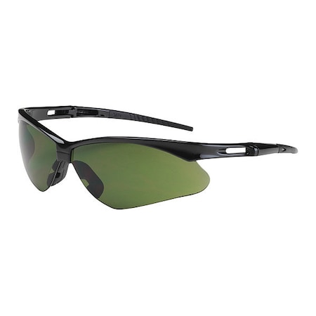 Anser, Welding Safety Glasses, Anti-Scratch, IR 3.0 Lens, Black Frame, Half-Frame MPN:250-AN-10118