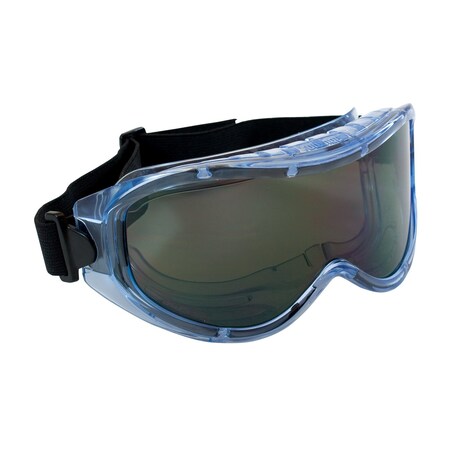 Safety Goggles, Gray Lens, Anti-Fog & Anti-Scratch, Indirect Vented, Elastic Strap, Contempo Series MPN:251-5300-402