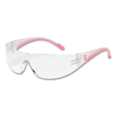 Rimless Safety Glasses w/Clr/Pk Temp Clr Lens As MPN:250-10-0900