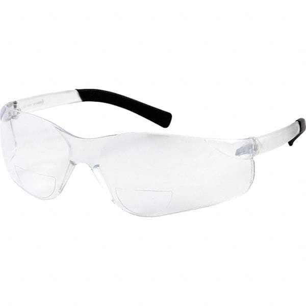 Magnifying Safety Glasses: +1.5, Clear Lenses, Scratch Resistant, ANSI Z87.1+ MPN:250-26-0015