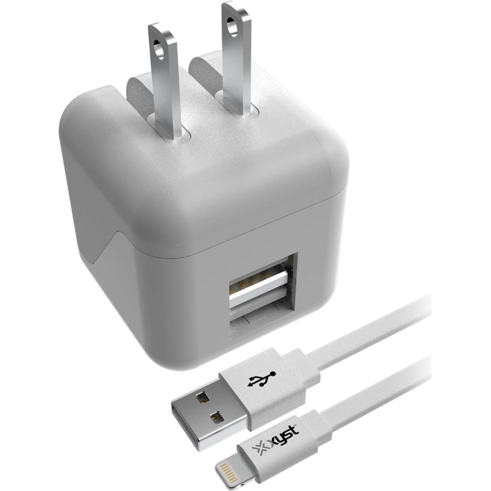 Bower XYST AC Adapter 120 V AC, 230 V AC Input 5 V DC Output 2.40 A White MPN:XYS-LTGWC24