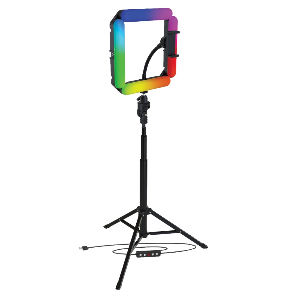 Bower RGB Quad Modular Light Kit With Tripod, 60inH, 5-Watt, Black MPN:WA-MOD4RGB