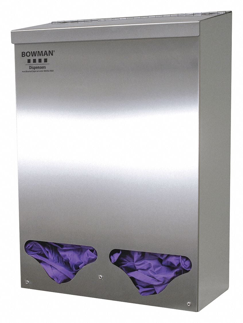 Bulk Dispenser 2 Compartments Silver MPN:BK312-0300