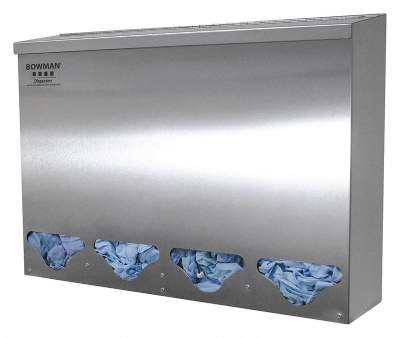 Bulk Dispenser 4 Compartments Silver MPN:BK314-0300