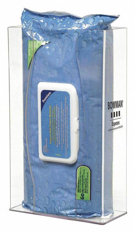 Wipe Dispenser 1 Compartments Clear MPN:CL022-0111