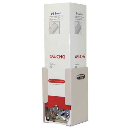 Scrub Brush Dispenser, Beige, 5-29/64