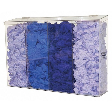 Bulk Dispenser, 4 Compartments, Clear MPN:BK214-0111
