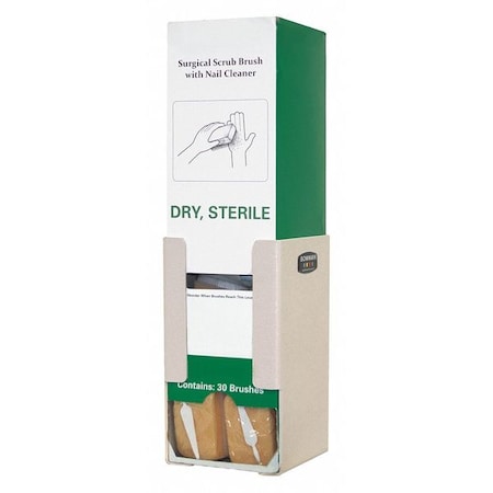 Scrub Brush Dispenser, Brown, 5 1/16