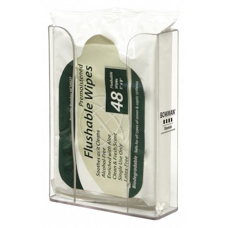 Wipe Dispenser, 1 Compartments, Clear MPN:CL011-0111