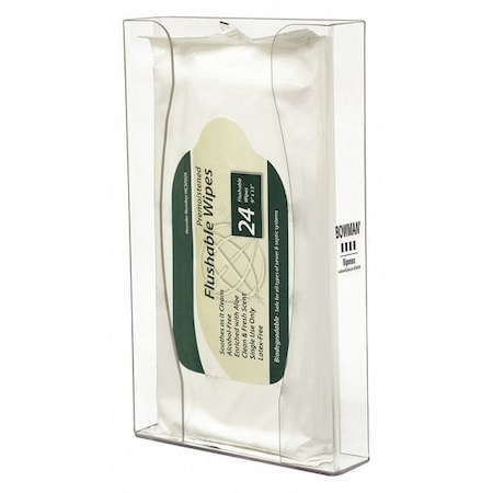 Wipe Dispenser, 1 Compartments, Clear MPN:CL021-0111