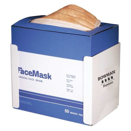 Face Mask Dispenser, White, Steel MPN:FB-040
