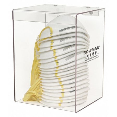 Face Mask Dispenser, Clear, PETG Plastic MPN:FP-017