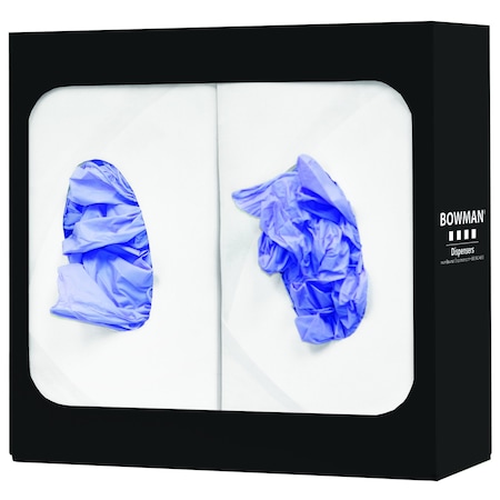 GloveDispenser, Black, WallMount, Steel MPN:GL028-0420