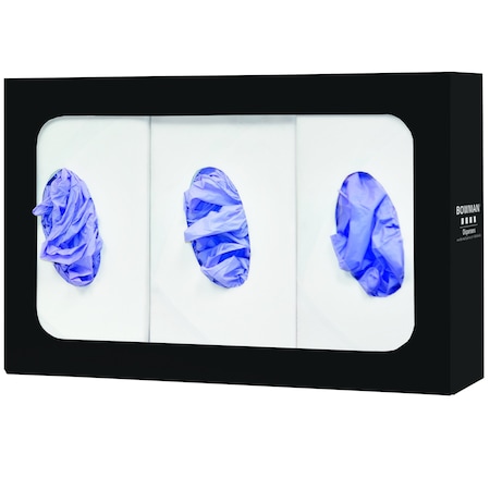 GloveDispenser, Black, WallMount, Steel MPN:GL038-0420