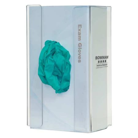 Glove Dispenser, PETG, Holds (1) Box, Clear, 9-7/8 in H x 5-3/4 in W x 4 in D MPN:GP-013