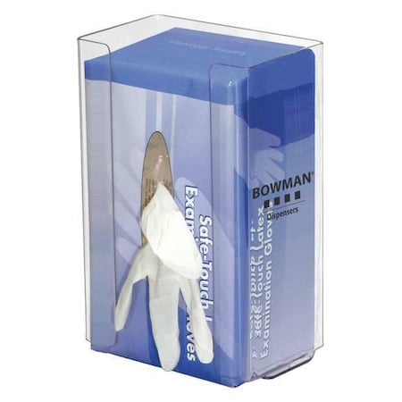 Glove Box Dispenser, PETG, Holds (1) Box, Clear MPN:GP-020
