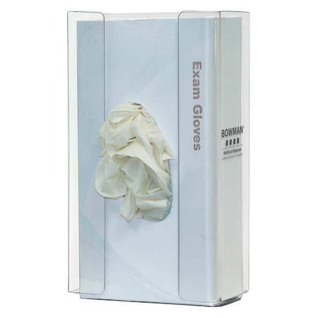 Glove Box Dispenser, PETG, Holds (1) Box, Clear MPN:GP-071