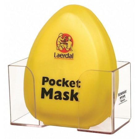 CPR Mask Dispenser, 1 Compartments, Clear MPN:NC010-0111