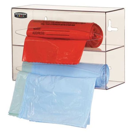Bag Dispenser, Wall Mount, 3-61/64