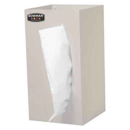 Bag Dispenser, Wall Mount, 6-13/32