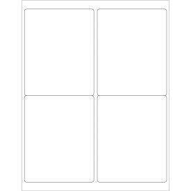 Tape Logic Rectangle Laser Labels Master Case 5