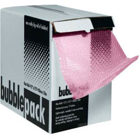 Perforated Anti Static Bubble Roll W/Dispenser 12