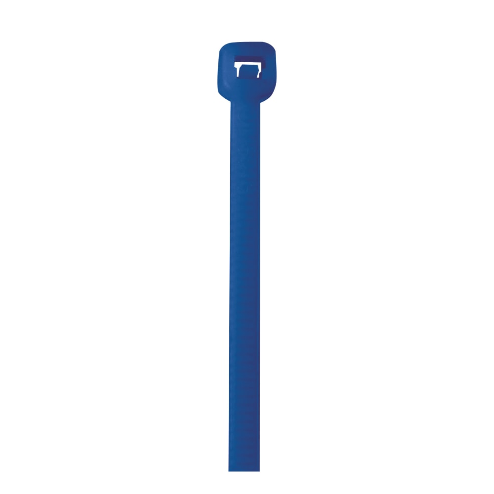 Partners Brand Colored Cable Ties, 50 Lb, 14in, Blue, Case Of 1, 000 Ties MPN:CT145D