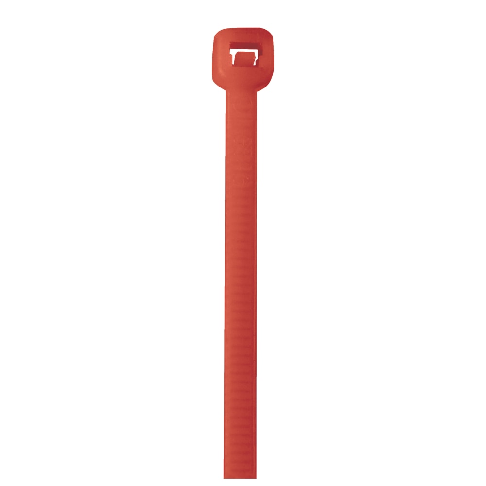 Partners Brand Color Cable Ties, 14in, Fluorescent Red, Case Of 1, 000 MPN:CT145K