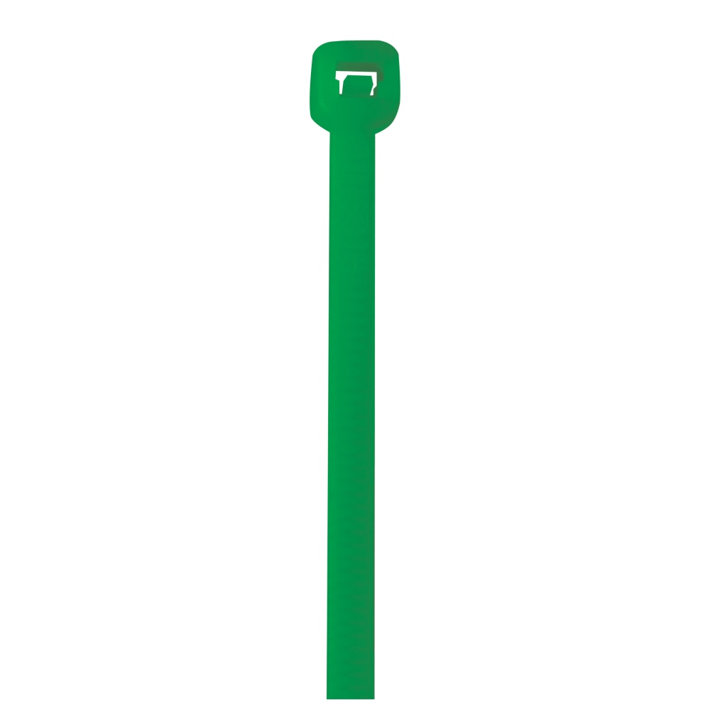 Partners Brand Cable Ties, 50 Lb, 18in, Green, Pack Of 500 MPN:CT185A