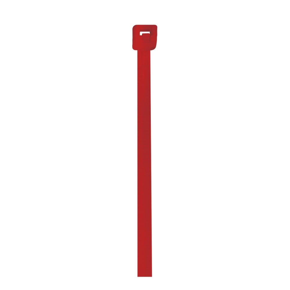 Partners Brand Colored Cable Ties, 18 Lb, 4in, Red, Case Of 1, 000 Ties MPN:CT422B