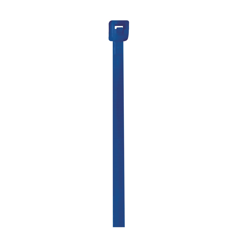 Partners Brand Colored Cable Ties, 18 Lb, 4in, Blue, Case Of 1, 000 Ties MPN:CT422D