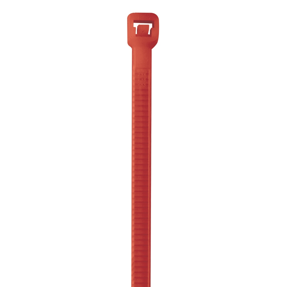 Partners Brand Color Cable Ties, 5.5in, Fluorescent Red, Case Of 1, 000 MPN:CT433K