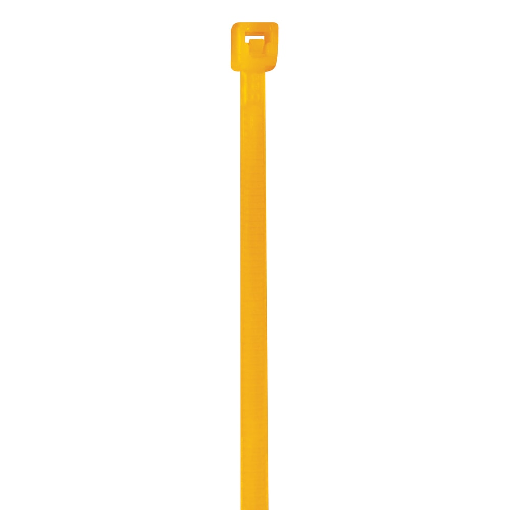 Partners Brand Color Cable Ties, 8in, Fluorescent Orange, Case Of 1, 000 MPN:CT444H