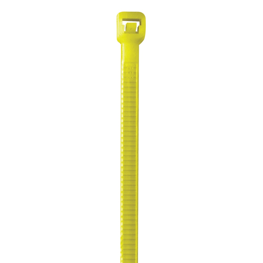 Partners Brand Color Cable Ties, 8in, Fluorescent Yellow, Case Of 1, 000 MPN:CT444J