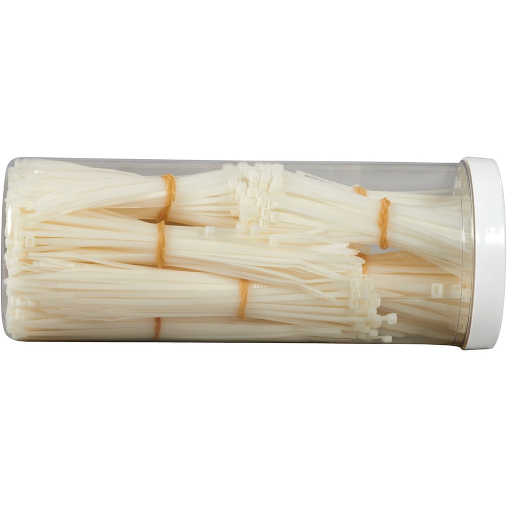 Partners Brand 1, 000-Piece Cable Tie Kit, Assorted Sizes, Natural MPN:CTKIT10