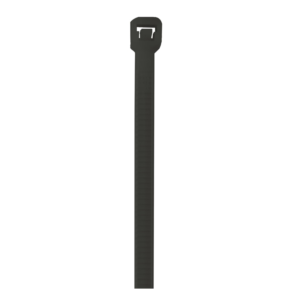 Partners Brand UV Cable Ties, 40 Lb, 11in, Black, Case Of 500 MPN:CTUV1140