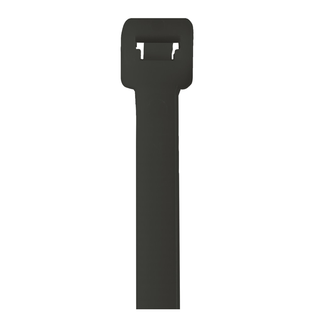 Partners Brand UV Cable Ties, 120 Lb, 24in, Black, Case Of 100 MPN:CTUV24120