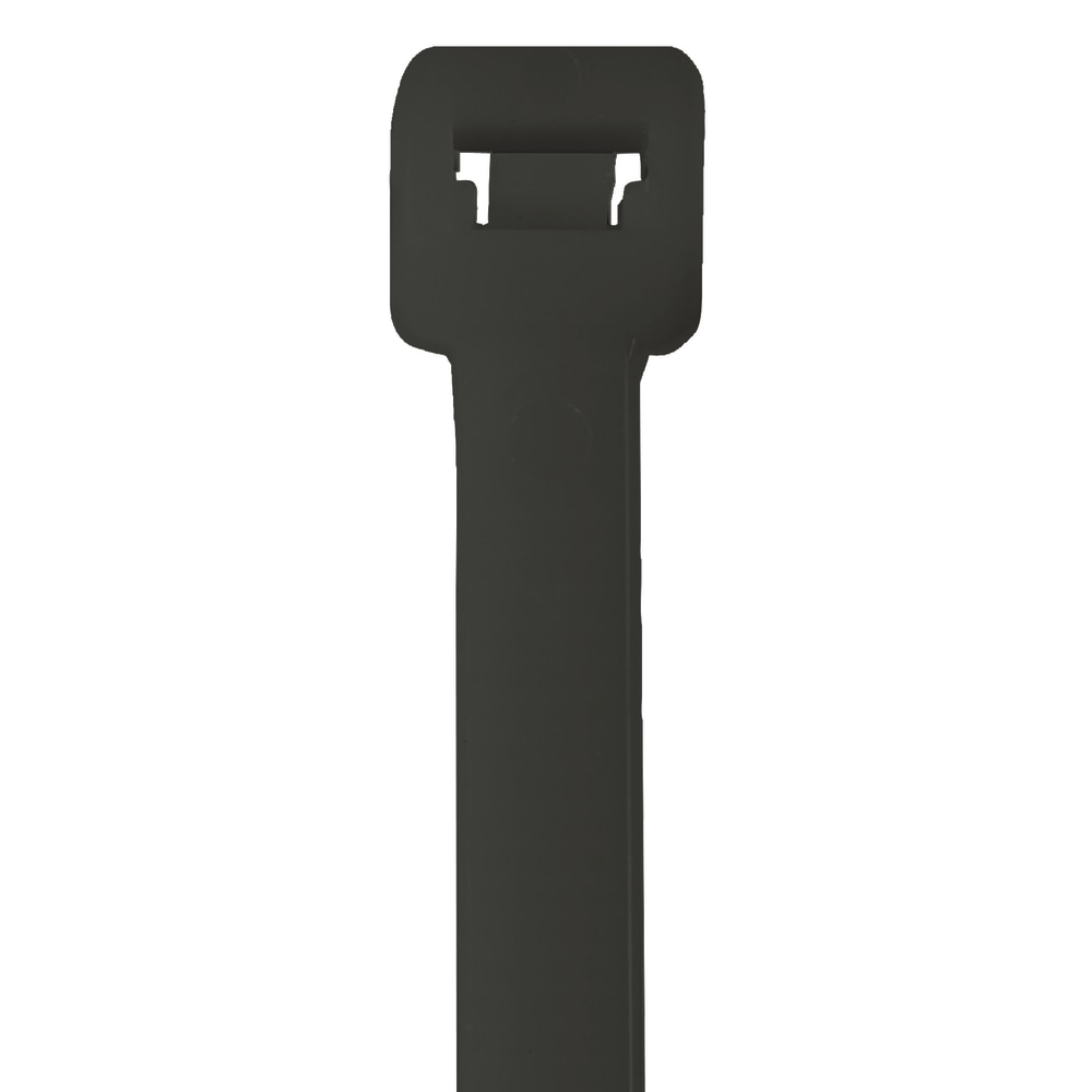 Partners Brand UV Cable Ties, 175 Lb, 24in, Black, Case Of 100 MPN:CTUV24175
